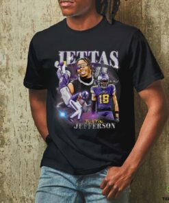 Retro Justin Tee Graphic Jefferson Design 90's Style T Shirt