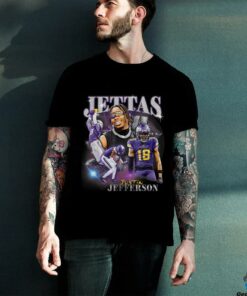 Retro Justin Tee Graphic Jefferson Design 90's Style T Shirt