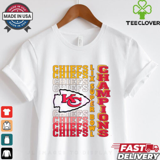 Retro Kansas City Chiefs Gradient Wordmark Lix Super Bowl Champions shirt