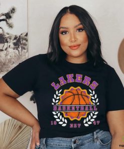 Retro Lakers Basketball 1947 T Shirt 1 Retro Lakers Basketball 1947 T Shirt