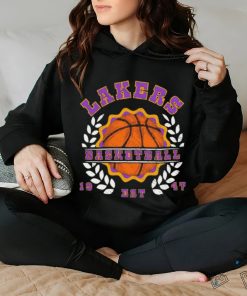 Retro Lakers Basketball 1947 T Shirt 2 Retro Lakers Basketball 1947 T Shirt