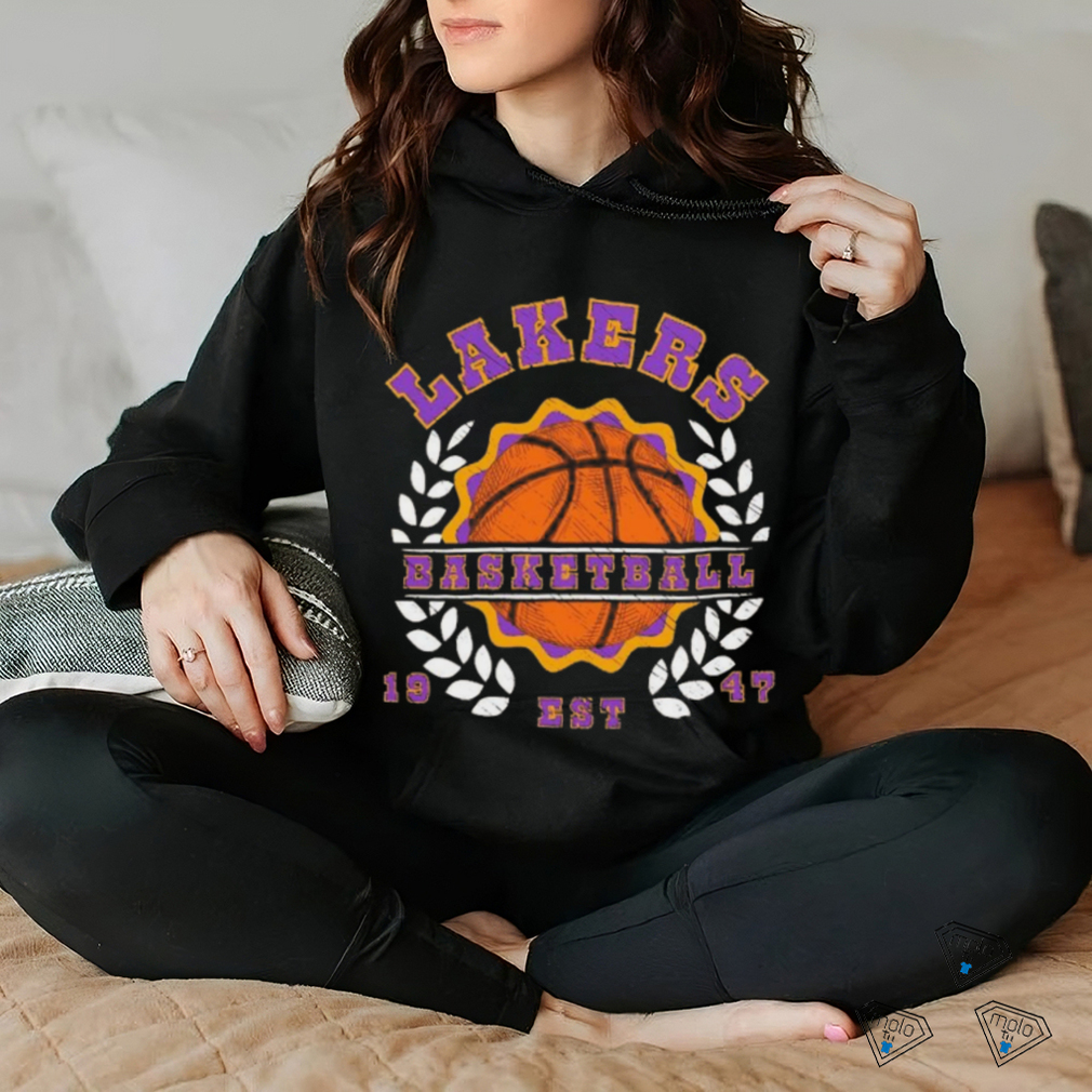 Retro Lakers Basketball 1947 T Shirt Retro Lakers Basketball 1947 T Shirt