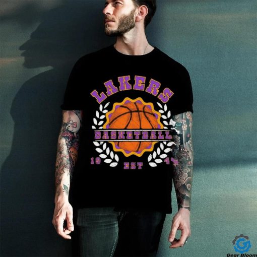 Retro Lakers Basketball 1947 T Shirt