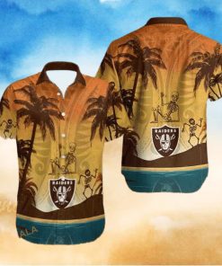 Retro Las Vegas Raiders Funny Hawaiian Shirt Gift For Football Fans