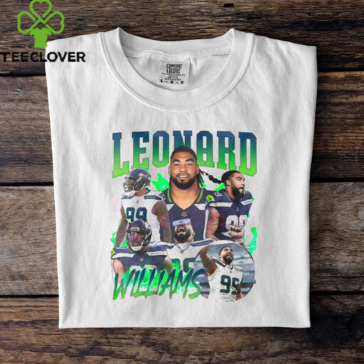Retro Leonard William Seattle Seahawks Football Players Shirt