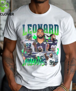Retro Leonard William Seattle Seahawks Football Players Shirt