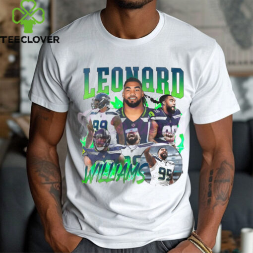 Retro Leonard William Seattle Seahawks Football Players Shirt