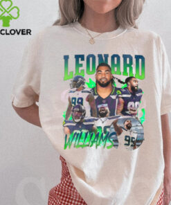 Retro Leonard William Seattle Seahawks Football Players Shirt