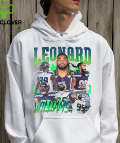 Retro Leonard William Seattle Seahawks Football Players Shirt