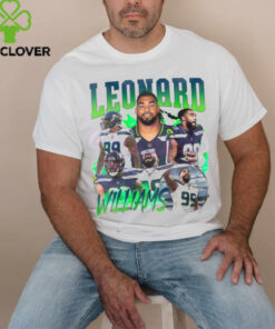 Retro Leonard William Seattle Seahawks Football Players Shirt