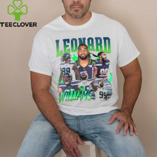 Retro Leonard William Seattle Seahawks Football Players Shirt
