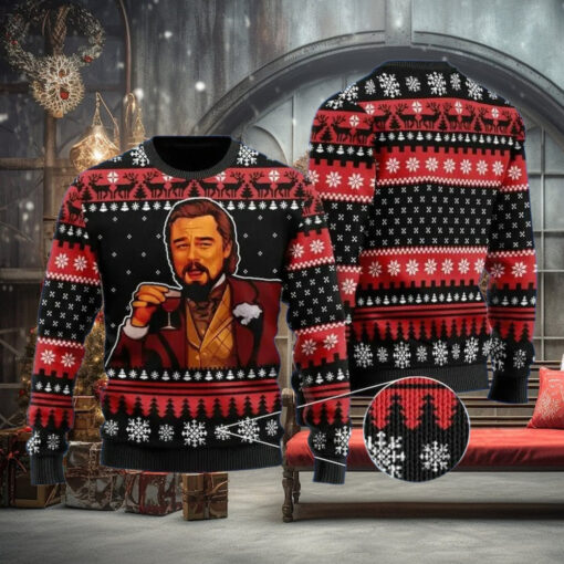 Retro Leonardo Dicaprio Meme Ugly Sweater