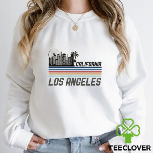 Retro Los Angeles Skyline Vintage 70s 80s Los Angeles LA T Shirt