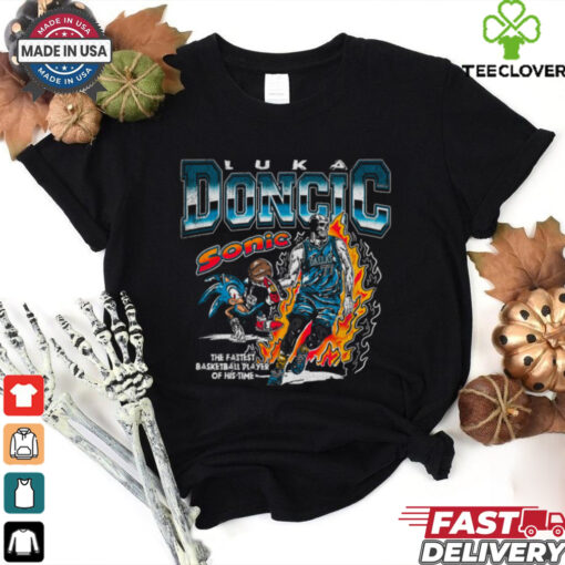 Retro Luka Dončić x Sonic Graphic T Shirt