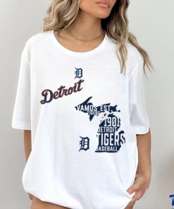 Retro MLB Detroit Tigers shirt
