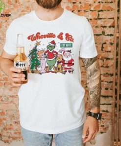 Retro Merry Grinchmas Whoville And Co Est 1957 Shirt