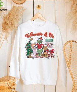 Retro Merry Grinchmas Whoville And Co Est 1957 Shirt