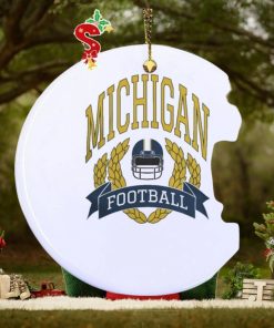 Retro Michigan Football NCAA Ornament