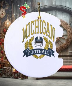 Retro Michigan Football NCAA Ornament