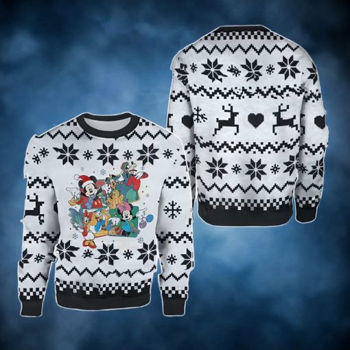 Retro Mickey And Friends Ugly Christmas Sweater Gift For Disney Fan