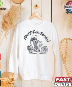 Retro Motorcycle Rider Printed T Shirt 1 Retro Motorcycle Rider Printed T Shirt