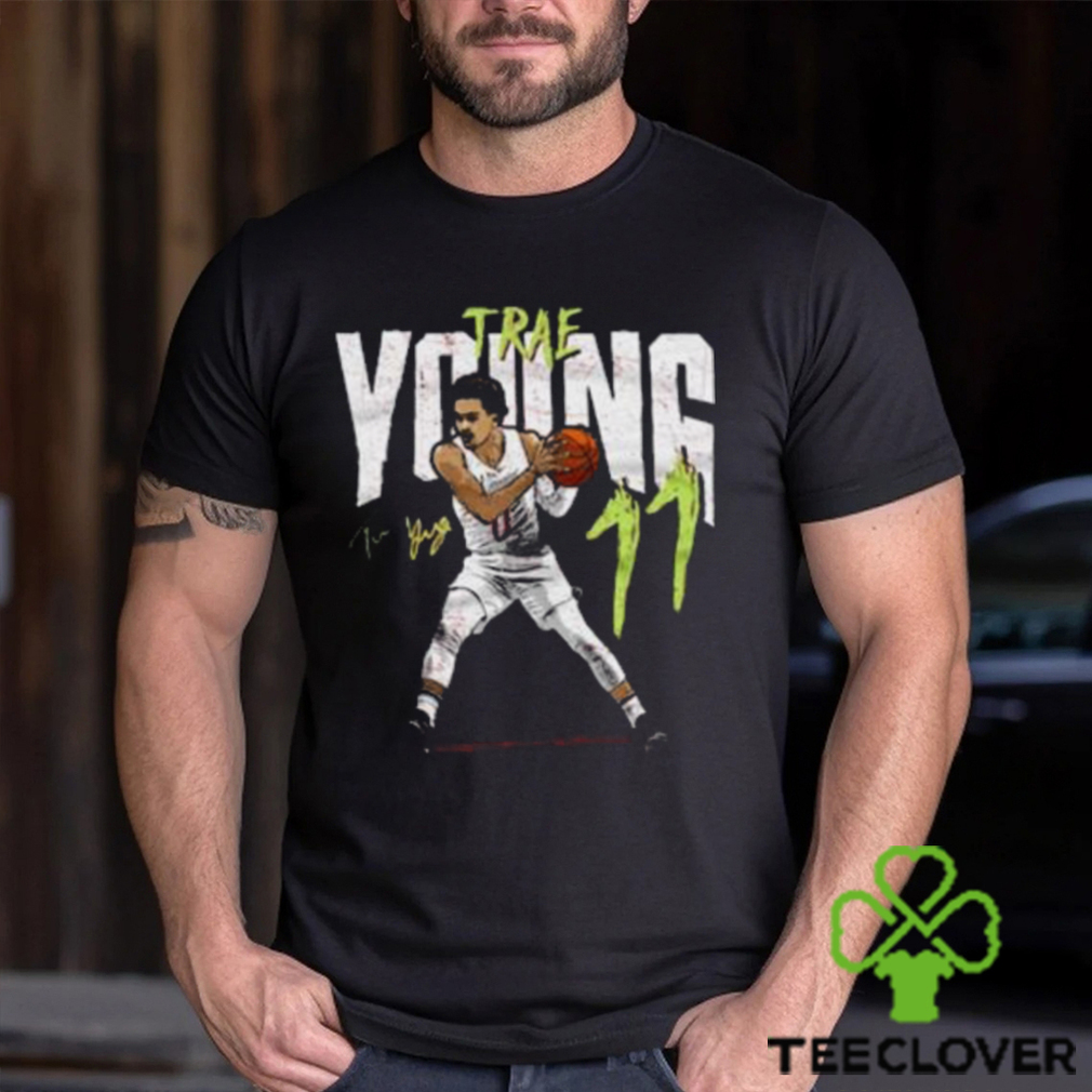 Retro NBA Basketball Team Atlanta Hawks Trae Young T Shirt Retro NBA Basketball Team Atlanta Hawks Trae Young T Shirt