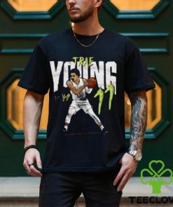 Retro NBA Basketball Team Atlanta Hawks Trae Young T Shirt