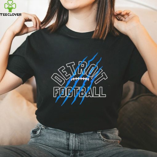 Retro NFL Detroit Football Scratches Shirt