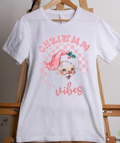 Retro Pink Christmas Vibes Sublimation shirt