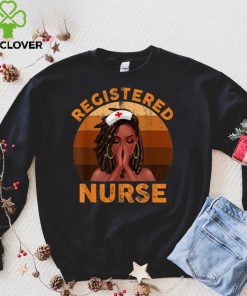 Retro Registered Nurse Black Girl Magic Black History Month T Shirt