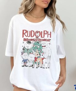 Retro Rudolph The Red Nosed Reindeer Christmas Shirt