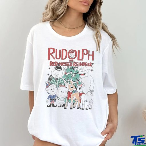 Retro Rudolph The Red Nosed Reindeer Christmas Shirt