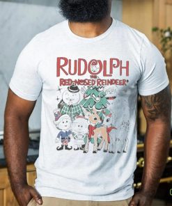 Retro Rudolph The Red Nosed Reindeer Christmas Shirt