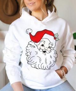 Retro Santa Christmas 3 4 Shirt