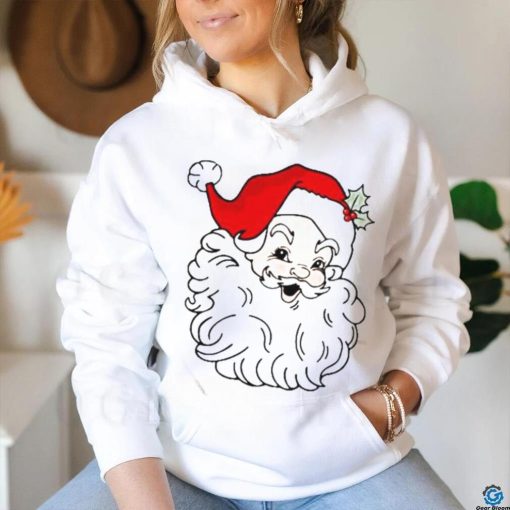 Retro Santa Christmas 3 4 Shirt