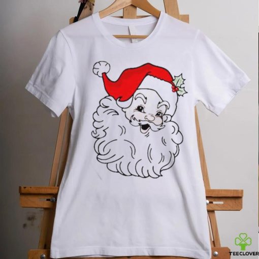 Retro Santa Christmas 3 4 Shirt