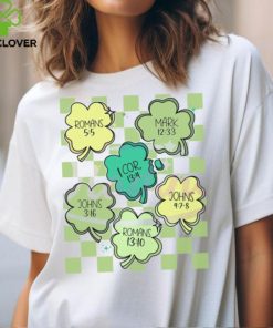 Retro Shamrock Religious Romans shirt