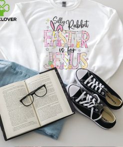 Retro Silly Rabbit Easter Is For Jesus shirt