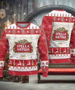 Retro Stella Artois Christmas Ugly Sweater