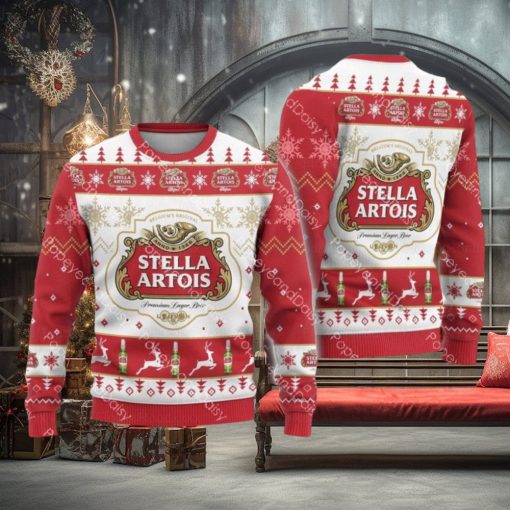 Retro Stella Artois Christmas Ugly Sweater