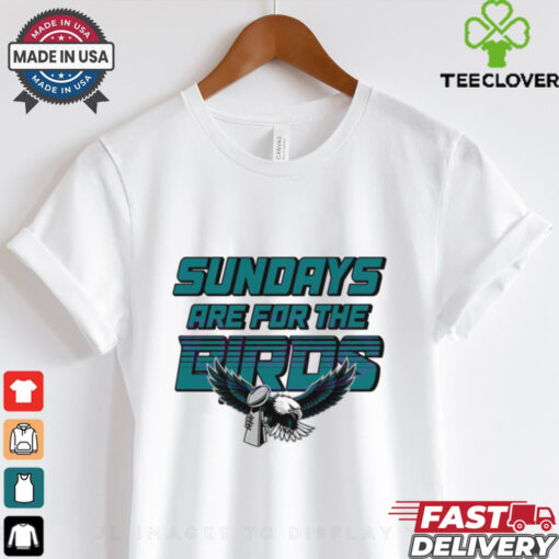 Retro Sundays Are For The Birds Super Bowl Champions Trophy Shirt