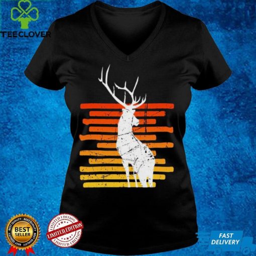 Retro Sunset Buck hoodie, sweater, longsleeve, shirt v-neck, t-shirt Deer hunting Shirt