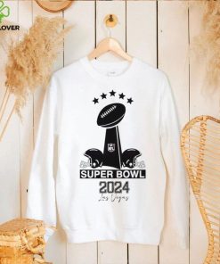 Retro Super Bowl NFL 2024 Las Vegas cup shirt
