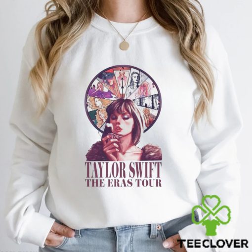 Retro Taylor Swift The Eras Tour Shirt Swiftie Merch Tee Unisex Sweatshirt