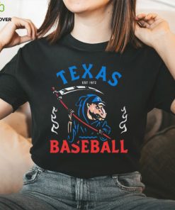 Retro Texas Ranger Reaper Baseball T Shirt