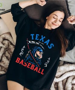 Retro Texas Ranger Reaper Baseball T Shirt