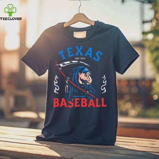 Retro Texas Ranger Reaper Baseball T Shirt