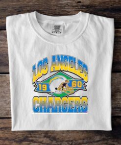 Retro Vintage 1960 Los Angeles Chargers Nfl Football Helmet Shirt