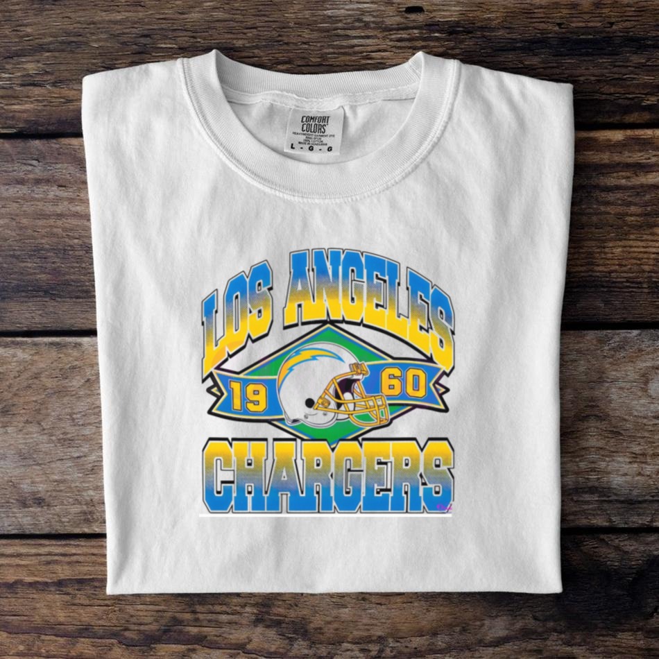 Retro Vintage 1960 Los Angeles Chargers Nfl Football Helmet Shirt Retro Vintage 1960 Los Angeles Chargers Nfl Football Helmet Shirt