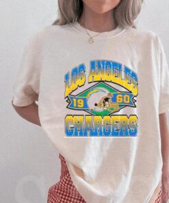 Retro Vintage 1960 Los Angeles Chargers Nfl Football Helmet Shirt